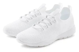 Vivance Sneaker "Freizeitschuh, Halbschuh, Turnschuhe," superleicht, zum Reinschlüpfen mit elastischen Schnürbändern VEGAN
