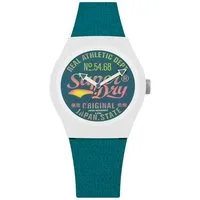 Superdry Quarzuhr Superdry Damen Analog Quarz Uhr mit Silikon Armband SYL249AU, Superdry Damen Analog Quarz Uhr mit Silikon Armband SYL249AU