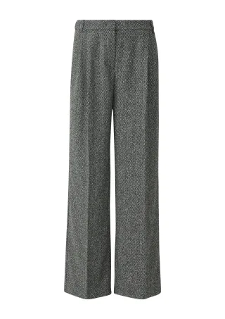 comma - Hose schwarz|grau - Gr. - 40/REG