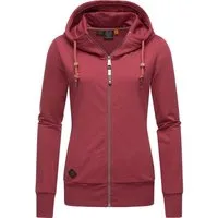 Ragwear Kapuzensweatjacke Paya Intl. sportlicher Damen Kapuzensweater mit Kordeln