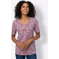 Sieh an! T-Shirt V-Shirt Kurzarm