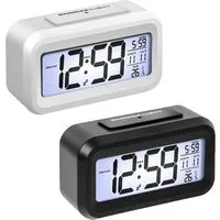 OZAVO Wecker GLNZ17 Digitaler Wecker Mit Temperaturanzeige und Schlaffunktion wecker digital für nachttisch kinderwecker mit LCD-Display