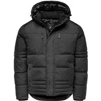 Amaci&Sons Winterjacke COYOTE Winterjacke Herren Gefütterte Dicke Winter Jacke für Männer mit Kapuze
