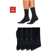 H.I.S Basicsocken (Packung, 4-Paar) mit hohem Baumwollanteil