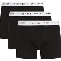 Tommy Hilfiger Underwear Boxershorts 3P BOXER BRIEF WB (Packung, 3-St., 3er-Pack) mit kontrastfarbenem Logobund