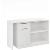 KOMTO Schreibtisch KOMTO Schreibtisch mit Stauraum – PC Tisch, Tisch FOLDY 128x60x75 cm