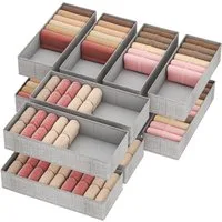 Lifewit Aufbewahrungsdose Schubladen Organizer, Kleiderschrank Organizer, Schrank Organizer und. (12 St)