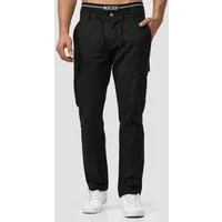 Indicode Leinenhose Herren Leonardo Sommerhose Leinen Herrenhose mit aufgesetzten Taschen