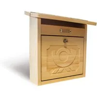 Holzwaren Wasmer Briefkasten "Alztaler" Ohne Zeitungsrolle