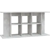 vidaXL Aquariumunterschrank Aquariumständer Betongrau 120 x 40 x 60 cm Holzwerkstoff