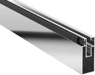Neuesbad PROFILE für SLIDING DOOR + WALK-IN Chrom NB1DEKTS0P1X1