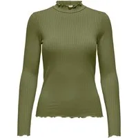 JDY Langarmbluse JDYFRANSISKA L/S HIGHNECK TOP JRS NOOS Viskosemischung, slim fit