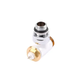 Terma Thermostat-Eckventil CYLINDER GZ 1/2"-GZ 24-19 , TGZTBI005, Weiß TGZTBI005