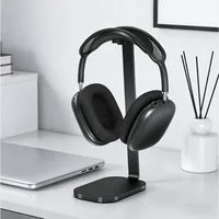 TUWENA Kopfhörerständer Kopfhörer Ständer, Abnehmbare Schwerer Gaming Headset Halterung, (Headset Halterung mit Rutschfestem Silikon, für Alle Kopfhörergrößen)