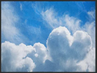 Fussmatte Wolken 4901 | Größe: 60 cm x 45 cm