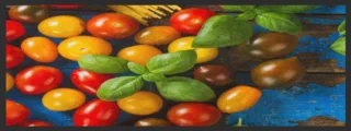 Küchenteppich Tomaten 4393 | Größe: 75 cm x 120 cm
