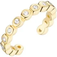Firetti Ohrklemme Schmuck Geschenk Silber 925 Ear Cuff, mit Zirkonia (synth)