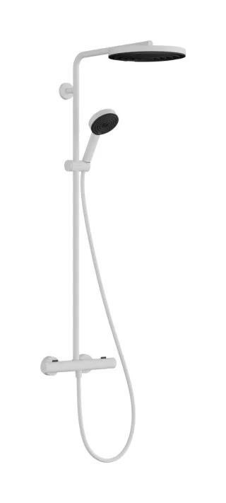 Hansgrohe Showerpipe Pulsify S Puro 260 1jet Brausethermostat Aufputz HB 3jet mattweiss, 24236700 24236700