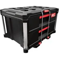 Milwaukee Werkzeugkoffer Milwaukee PACKOUT - Werkzeugkoffer mit 2 Schubladen verstellbar (1 St)