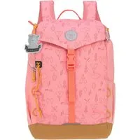 LÄSSIG Kinderrucksack Adventure, rose, Big Backpack, inkl. thermoisolierter Sitzunterlage, aus recyceltem Material