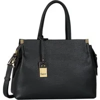 Gabor Shopper Gela, genarbtes Lederimitat mit schmückenden Metallecken, hochwertiges Logo