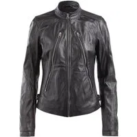 CBL Lederjacke MQ-43701 mit stehkragen