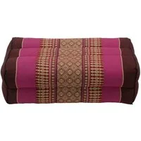Yogakissen Meditations - Yogakissen Thaimassage Kissen, angenehm unterstützend, bordeaux beere, orientalisch