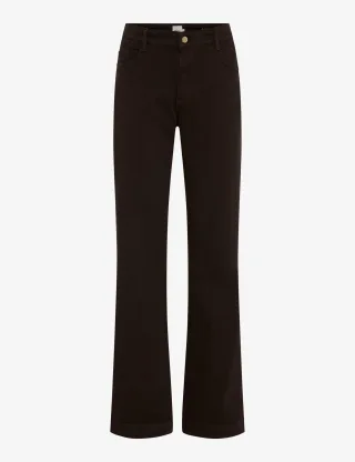 Brax Damen Five-Pocket-Hose Style MAINE BRUNETTE, denim dunkelbraun, Gr. 32