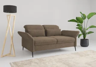 sit&more 3-Sitzer "Emely, inkl. Sitztiefenverstellung" wahlweise mit Bettfunktion, Kopf- & Armteilverstellung