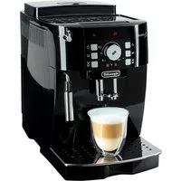 De'Longhi Kaffeevollautomat Magnifica S ECAM21.118.B - Milchaufschäumdüse für Cappuccino, Schwarz, Einfache Bedienung (Direktwahltasten) & Reinigung, Kegelmahlwerk