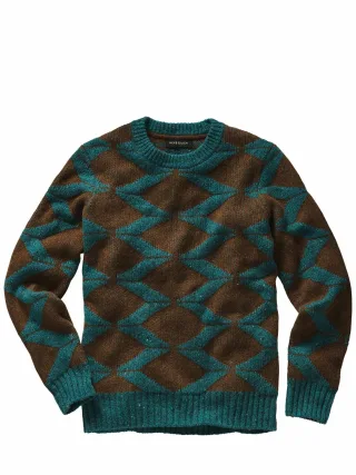Mey & Edlich Herren Hauptrolle-Pullover Braun 68 % Wolle, 20 % Polyamid, 12 % Viskose