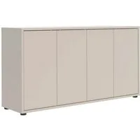mokebo Sideboard Die Horizontale, Made in Germany, Kommode, Beistellschrank, Anrichte in Kaschmir
