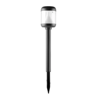 Elfeland 2Pcs LED Solar Lawn Light Warm Light Solar Charging Auto Light Control Waterproof IP65 Energy-Efficient Garden