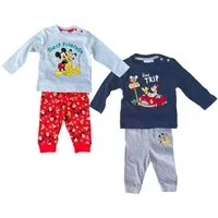 Disney Baby Strampler Mickey Mouse 2x Set Baby Body + Hose 4 Teile 62 68 80 86 92