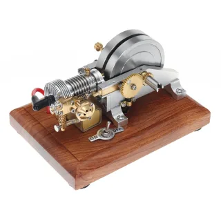 OKMO M96 Oddball Mini Horizontal Air-Cooled Single Cylinder 4-Stroke Hit and Miss Gas Engine Physics Science Educational