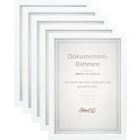 IDEAL TREND Bilderrahmen 2er 3er 5er 10er Pack Dokument Bilderrahmen 21x29,7 DIN A4 Urkunde Fot