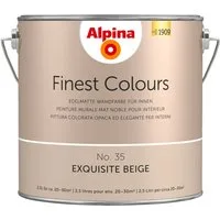 Alpina Wandfarbe Alpina Finest Colours edelmatt 2,5 Liter