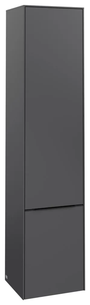 Villeroy & Boch Subway 3.0 Hochschrank, 2 Türen, 400 x 1710 x 346,5 mm, Graphite / Graphite C58701VR