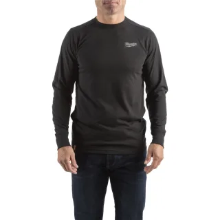 Milwaukee Hybrid Langarm Shirt Schwarz S - 4932492983