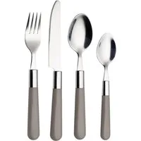 ECHTWERK Besteck-Set Bistro Besteckset 16tlg. (16-tlg), 4 Personen, Edelstahl 18/10, Kunststoff, mit Kunststoffgriffen aus hochwertigem Edelstahl für 4 Personen