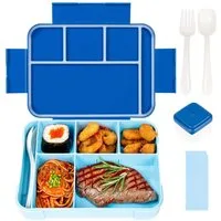 Ophy Lunchbox Auslaufsicheres Lunchbox-Set mit Fächern – Bento Box für Kinder, (Brotdose für Mädchen & Jungen), perfekt für Schule, Kindergarten & Ausflüge