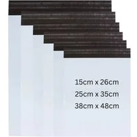 Montegoni Versandtasche Folienversandtaschen Verschiedene Größen Versandbeutel Versandtüten, Erhältlich in verschiedenen Größen, sicheres Verpacken