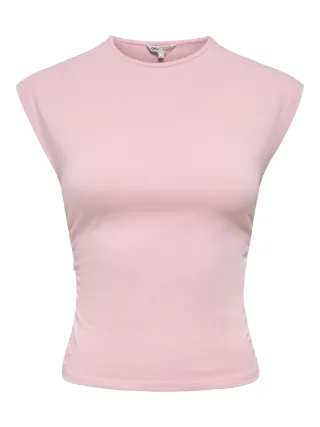 ONLY - ONLMIRA CAPSL RUCHING TOP JRS NOOS Romance Rose - Gr. - XS