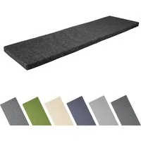 Garronda Bankauflage 100-200 cm, ca. 4 cm dick, wasserabweisend, mit Bändern GD-0220, (1 St), Hypoallergen, UV-beständig, Wasserbeständig