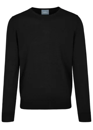 COMMANDER Finest Clothing - (S)-NOS Rdh. Pullover Basic black - Gr. - L