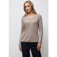 STREET ONE Strickpullover aus softem Materialmix
