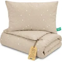 Totsy Baby Babybettwäsche Kinder Bettdecke ohne Bezug – Baby Decke und Kissen Set aus Baumwolle