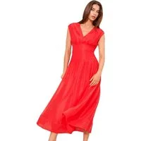 LIPSY Midikleid Lipsy Tailliertes Kleid mit V-Ausschnitt, Regular (1-tlg)
