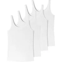 uncover by SCHIESSER Unterhemd (Set) Top, breite Träger im 4er Pack