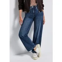 STREET ONE Weite Jeans QR Denim-Wide Leg mit Stretch